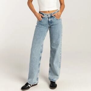 Levi's Superlow loose wide leg baggy low rise jeans 28